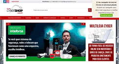 Desktop Screenshot of grupocybershop.com.br