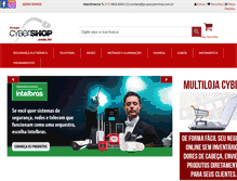 Tablet Screenshot of grupocybershop.com.br